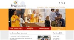 Desktop Screenshot of forum-altoetting.de